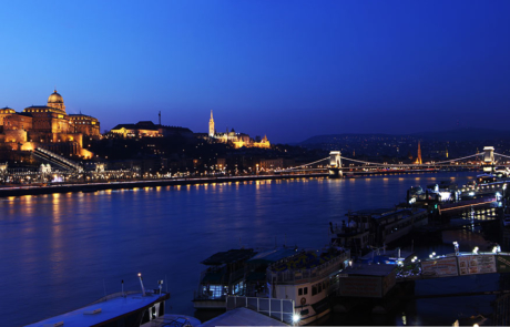 Budapest Castle panorama stock photo