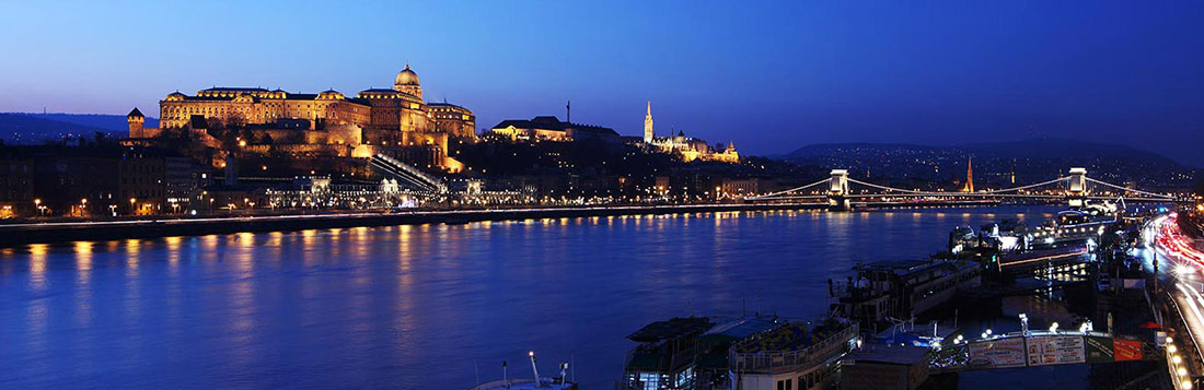 Budapest panorama stock image