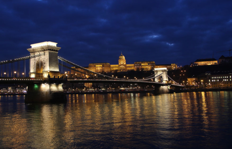 Budapest panorama stock photo